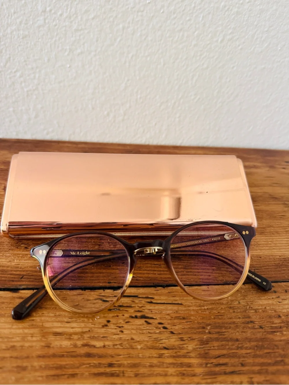 Mr. Leight - Marmont C in Goldenrod Glasses